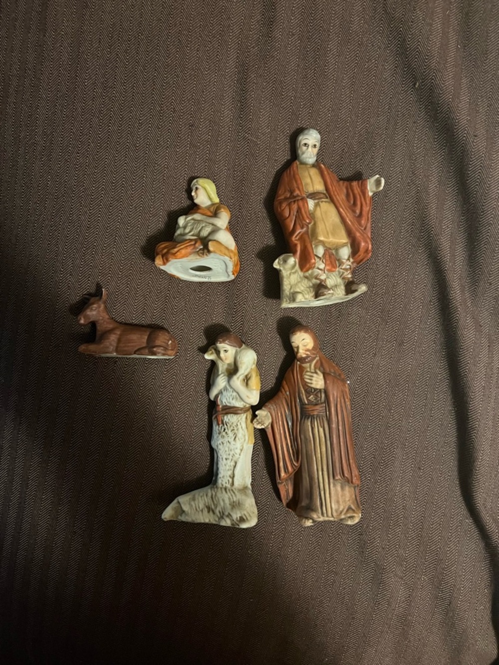 Nativity Set Figurines Replacement Pieces Porcelain Jasco Taiwan